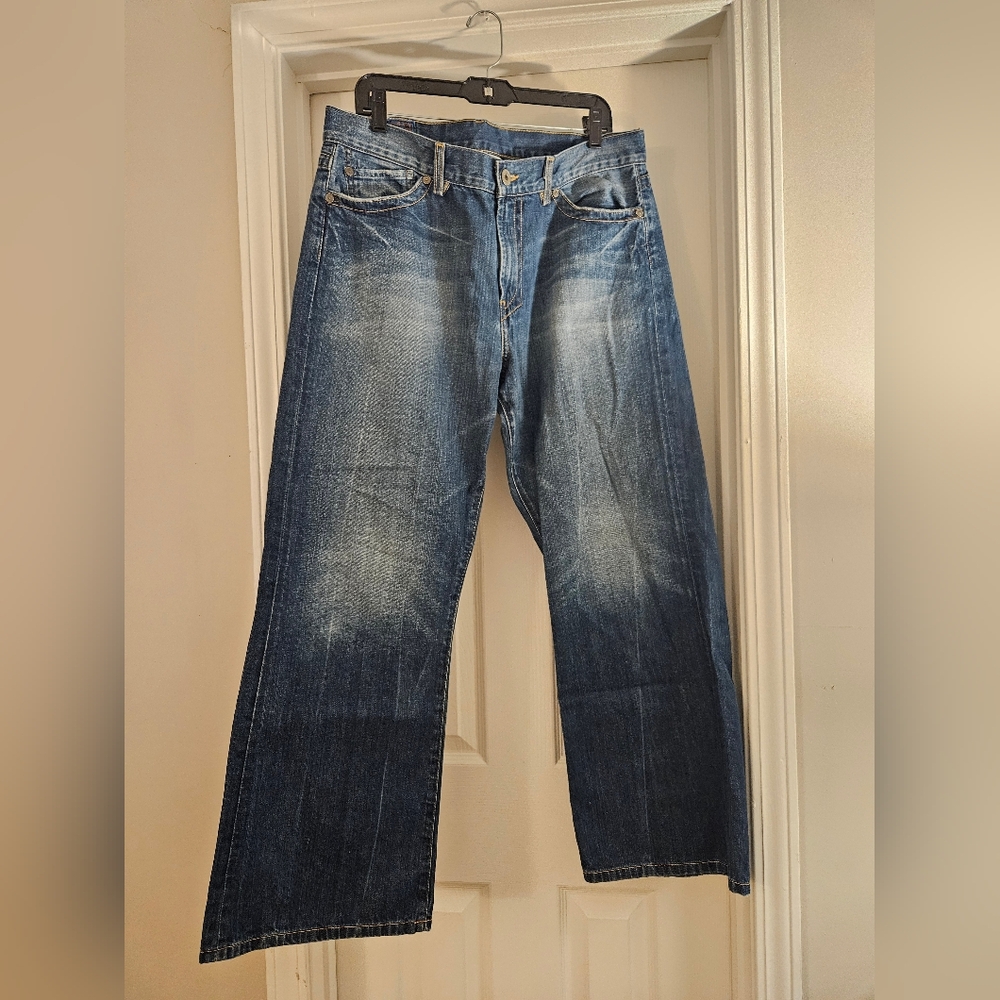 Lucky Brand Blue Relaxed Jeans with Vintage Appeal